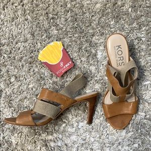 Michael Kors Brown Platform Sandals - 8M